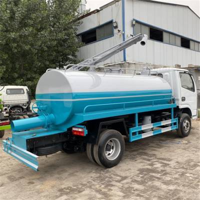 東風8噸吸糞車 山東廠家的專業選擇，搭載國六朝柴170馬力發動機